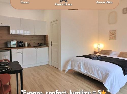 SC7 - Zen Studio - Enghien Center - Veranda - Train à 100 m