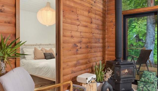 Scandinavian Riverfront Cabin Muskoka