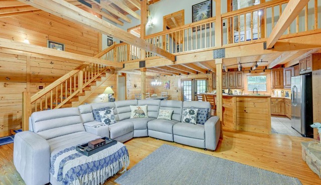 Scenic Blue Ridge Cabin Rental with Resort Amenities