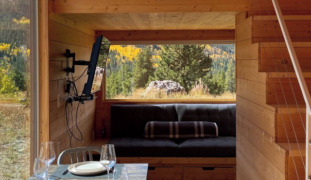 Scenic Cozy Solar-Powered Tiny Home High in the Rockies Near Vail Ski Resort