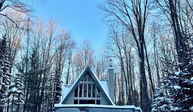 Scenic Harbor Springs A-frame Minutes from Nubs & Highlands