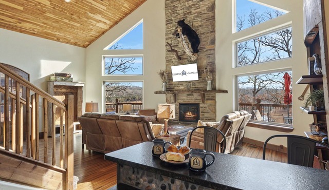 Scenic Lakefront Lodge w/Private Hot Tub, Boat Slip, Wraparound Deck & Free Attractions