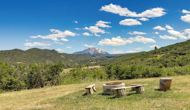 Scenic Mount Sopris View: Historic Alpine Cabin!