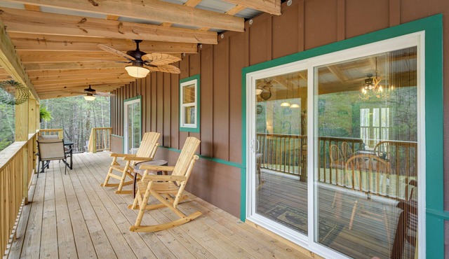 Scenic Murphy Cabin w/Hot Tub, Fire Pit & Views