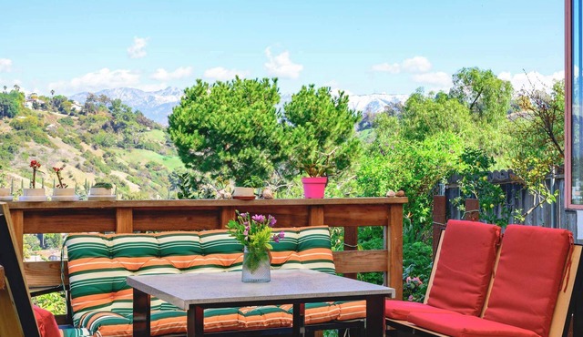 Scenic Retreat With Deck & Stunning Views in LA