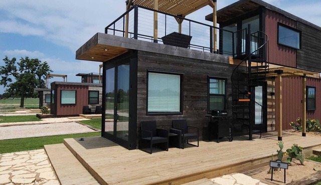 Scenic Train-Themed Stay with Rooftop Deck & Pool
