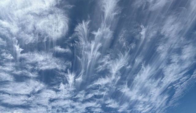 Scenic view of the ocean