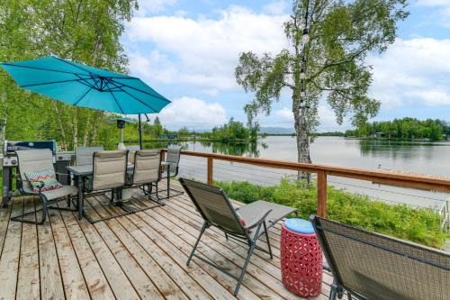 Scenic Waterfront Big Lake Home Fish, Boat, Sled!