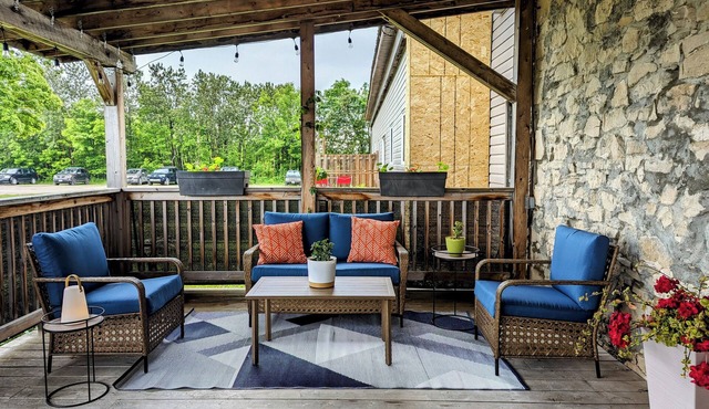 School House Suite steps from Bridal Veil Falls in beautiful Kagawong