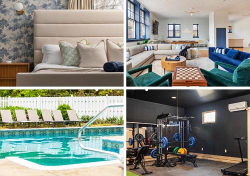 SchoolHouse now Lux BNB! Gym, Sauna, HotTub, GameRoom