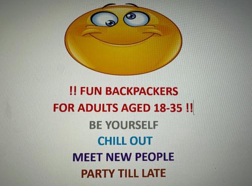 Schutzenbach Backpackers For Adults 18-34 years only