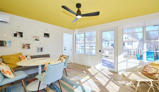 Scott McGillvary's Beachside Abode across from Stunning Bay Beach. New HOT TUB!