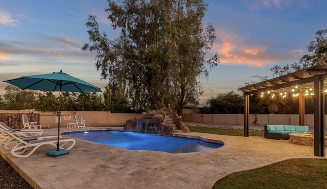 Scottsdale home, enjoy plenty of space and a beautiful outdoor pool