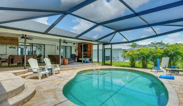 Screened-In Private Pool: Waterfront Home