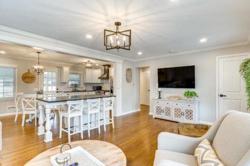 Screened Patio and Fire Pit Modern Westerville Home