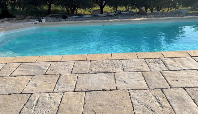 Self-catering cottage surrounded by olive trees Near Uzes