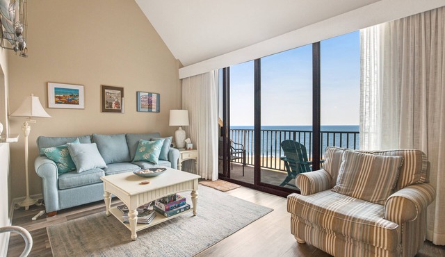 Sea Colony ninth floor condo with shared pool, hot tub & ocean views