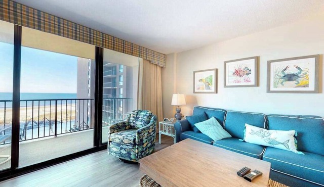 Sea Colony Ocean 5th floor condo w/tennis court, pool, and elevator