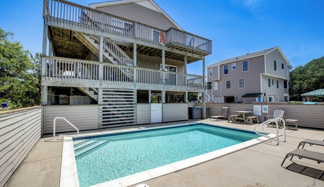 Sea Glass | 1499 ft from the beach | Private Pool, Hot Tub | Duck