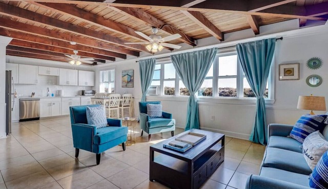 Sea Glass Cottage #2 | Renovated | Beachfront w/Dune Views | Outdoor Courtyard