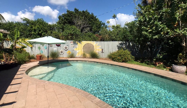 Sea Grape Escape Mid-Century Modern Pool home!