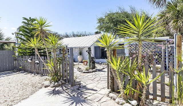 Sea Horse Haven . Matanzas Inlet Beach House. White sandy barrier island!