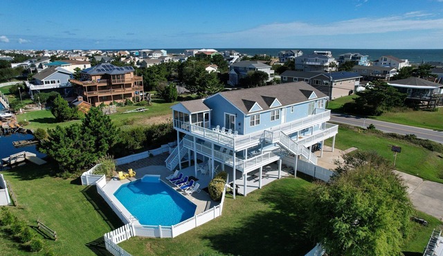 Sea Salt - NEW 6 bedroom home with spectacular views, pool,GameRm.