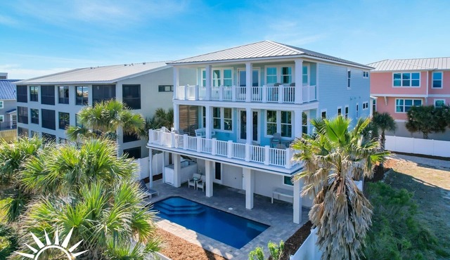 Sea Salt - Ocean front luxury beach home with private pool - sleeps up to 12!