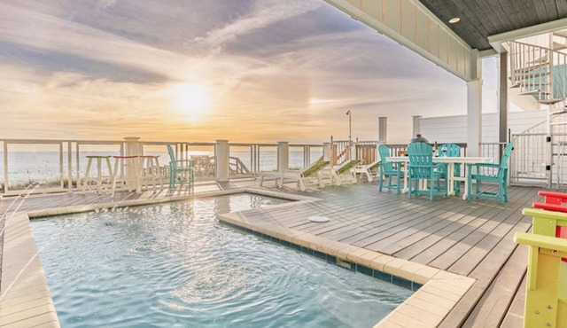 Sea Turtle | Gulf-Front Oasis w/Private Pool & Balconies | Sleeps 28