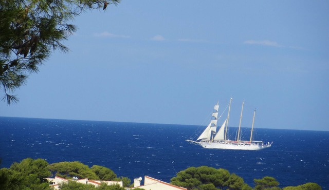 Sea view apartment 700m.de the beach, in Lumio in the Marina of Sant Ambroggio