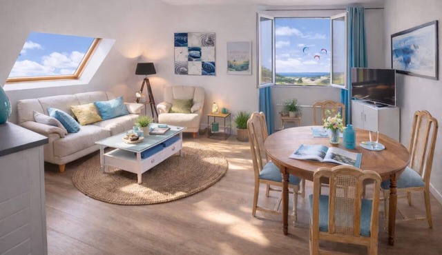 Sea View Apartment Near the Beach – Terrace