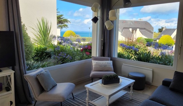 SEA VIEW, BEACH, DAHOUET PORT and CUSTOMS WAY ON FOOT - WIFI