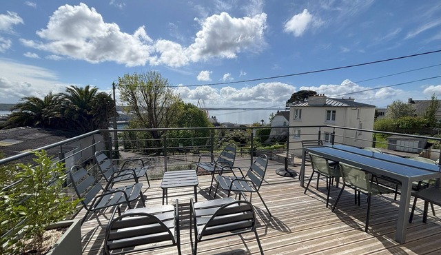 Sea view house with terrace