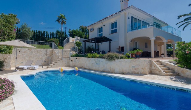 Sea-View Villa with Heated Pool Near Marbella