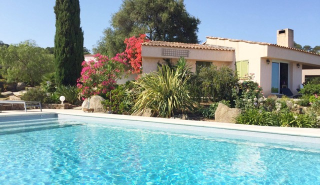 sea view villa with pool - davia marine - beach on foot