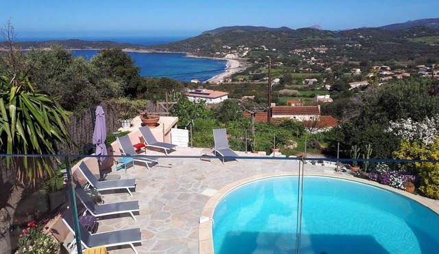 Sea view villa with private pool