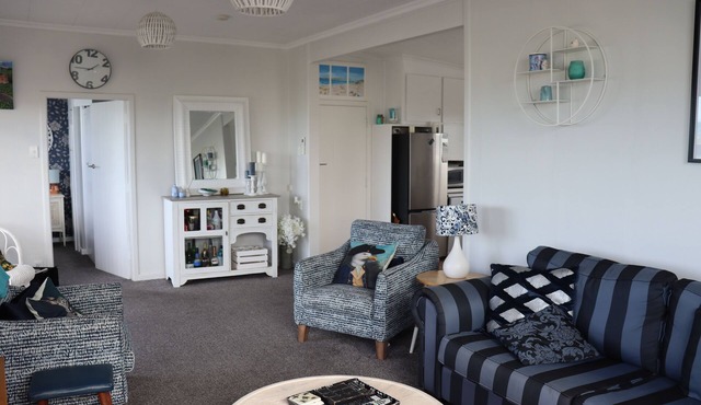 sea views from kitchen, dinning, master bedroom and large partly covered deck