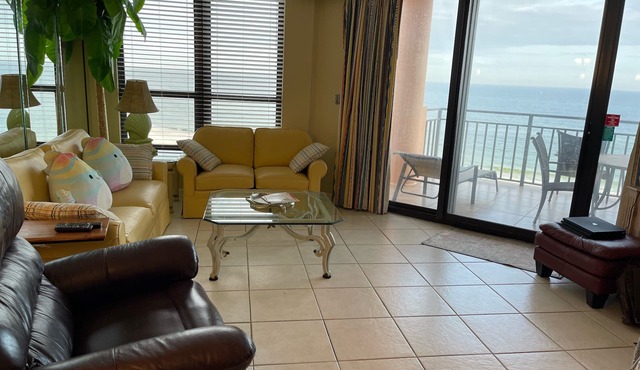 SeaChase 602 East-panoramic view of the beach