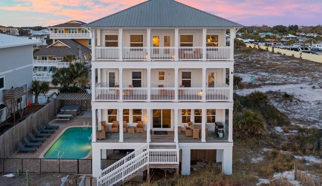 Seaclusion - Beachfront Home with Private Pool & Gulf Views