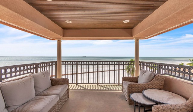 Seaclusion - Stunning Beachfront Home w/elevator, game room, pet friendly!