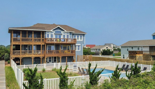 Seaducktion - Spacious, oceanfront home with panoramic views and Private Pool!