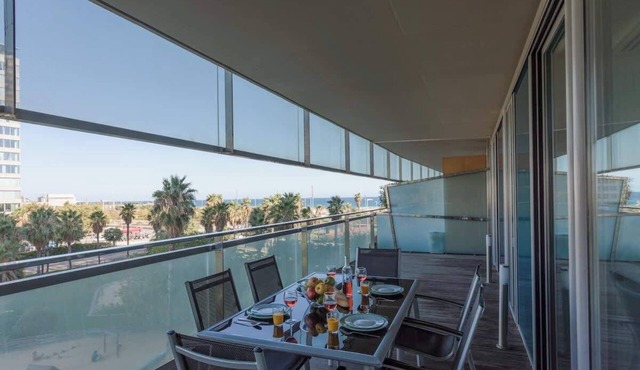 Seafront luxe with terrace and pool I