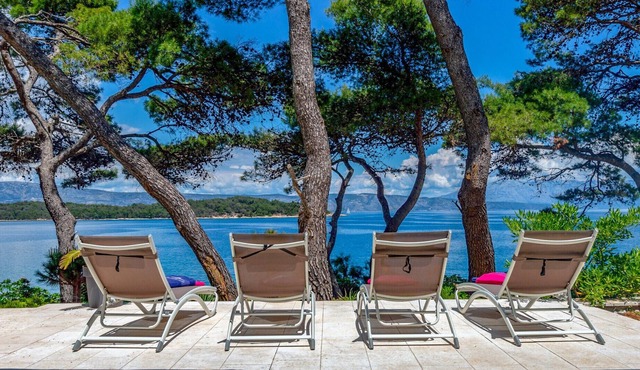 Seafront Villa Ana, on the Island of Hvar
