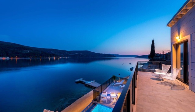 Seafront Villa with Modern Interior