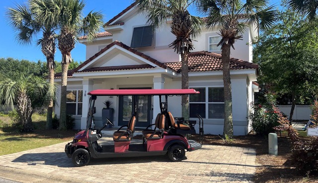 "Seas The Day" Private Pool, Golf Cart, Deeded Beach, Emerald Waters Village