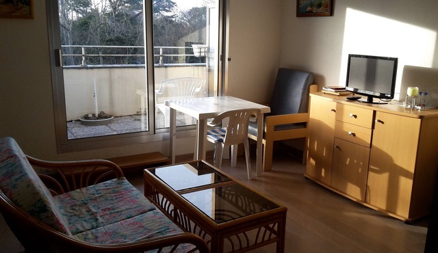 Seaside 2-room apartment T2 + large terrace Pleneuf Val Andre