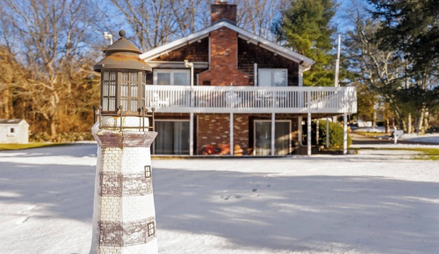 Seaside charm meets modern comfort at the Nautical Nest!