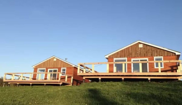 Seaside Cottage 1. at Steinhart Distillery with ocean views.