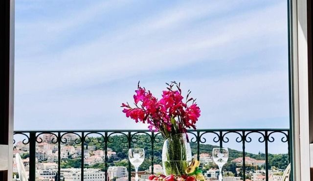 Seaside Dalmatian House in Dubrovnik with Excellent Sea View, Large Terraces