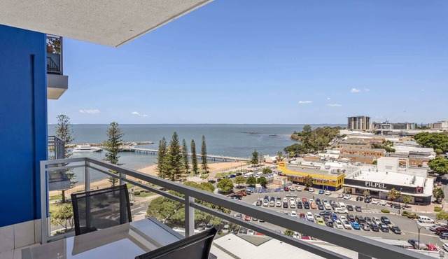 Seaside Escape with Pool, Balcony and Views